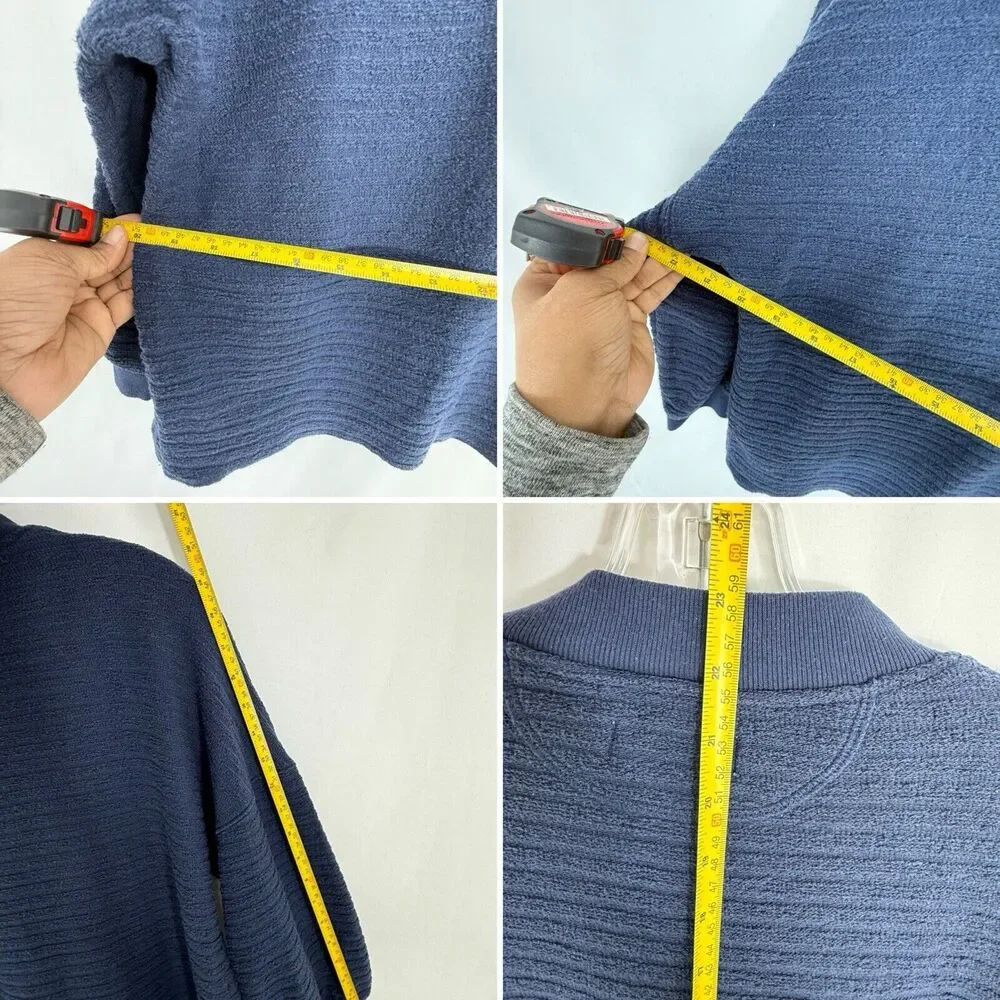 Free Assembly Sweater Women’s Blue Crewneck Small